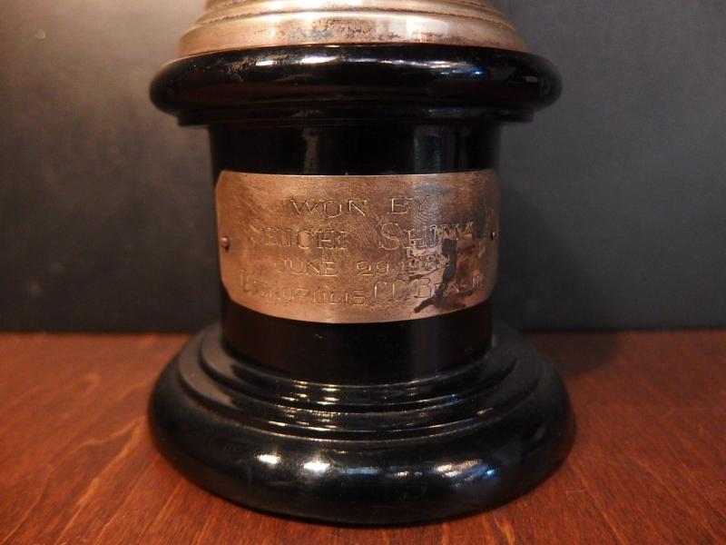 真鍮製トロフィー ビンテージシルバートロフィー　アンティーク優勝カップ　優勝杯　BCM 0307（4）