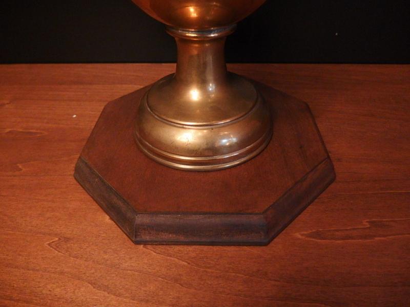 真鍮製トロフィー ビンテージシルバートロフィー　アンティーク優勝カップ　優勝杯　LCM 6517（4）