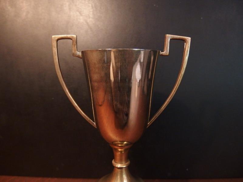 真鍮製トロフィー ビンテージシルバートロフィー　アンティーク優勝カップ　優勝杯　LCM 6520（3）
