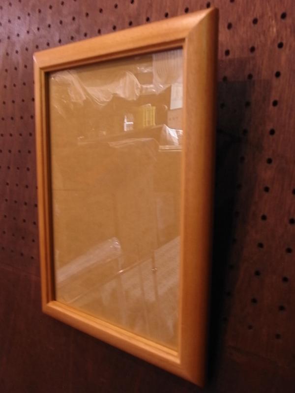ビンテージ木製ピクチャーフレーム（額縁、フォトフレーム）（木、壁掛け）　BCM 0109（2）