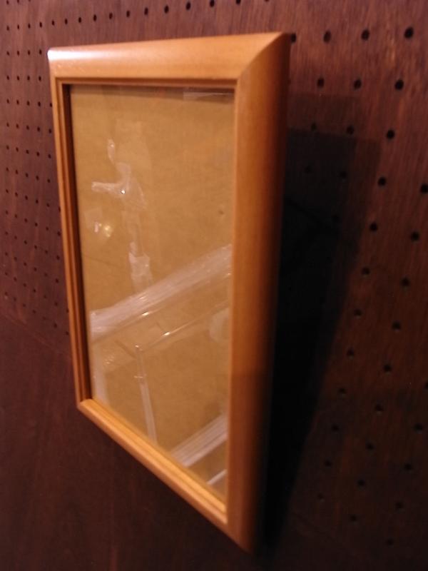ビンテージ木製ピクチャーフレーム（額縁、フォトフレーム）（木、壁掛け）　BCM 0109（3）