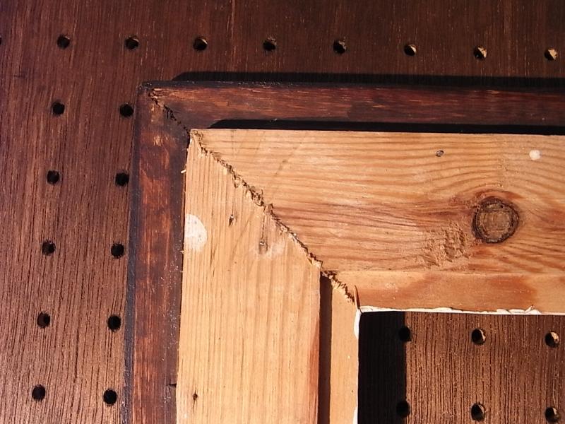 ビンテージ木製ピクチャーフレーム（額縁、フォトフレーム）（木、壁掛け）　BCM 0150（6）