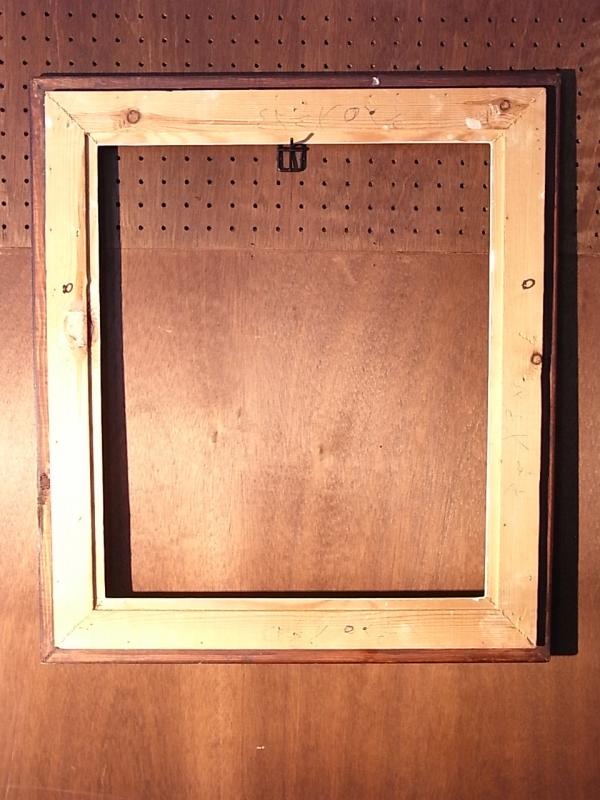 ビンテージ木製ピクチャーフレーム（額縁、フォトフレーム）（木、壁掛け）　BCM 0150（7）