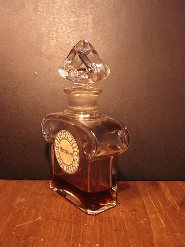 GUERLAIN/MITSOUKO香水瓶、ゲランミツコ香水ボトル、ガラスボトル、ガラス瓶　BCM 0211（2）