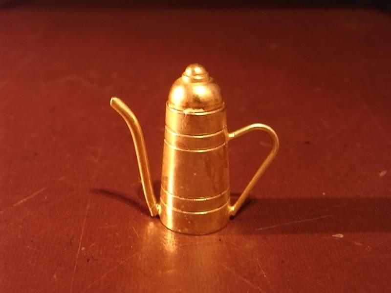 Italian brass mini water jug