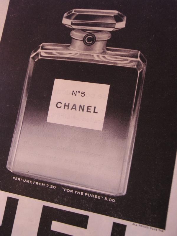 CHANEL PERFUM ADVERTISEMENT、ヴィンテージシャネル香水広告　LCC 1161（4）