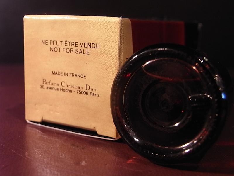 Christian Dior/Fahrenheitヴィンテージ香水瓶、ミニチュア香水ボトル、ミニガラスボトル、サンプルガラス瓶　LCC 1252（5）