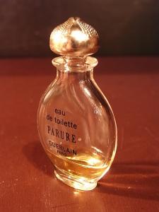 GUERLAIN / PARURE glass perfume bottle