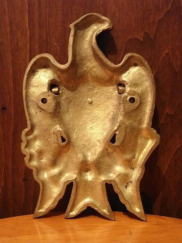 イタリア製真鍮ドアノッカー、ワシドアノック、鷲ドア飾り、鳥ドア装飾　BCM 0285（5）