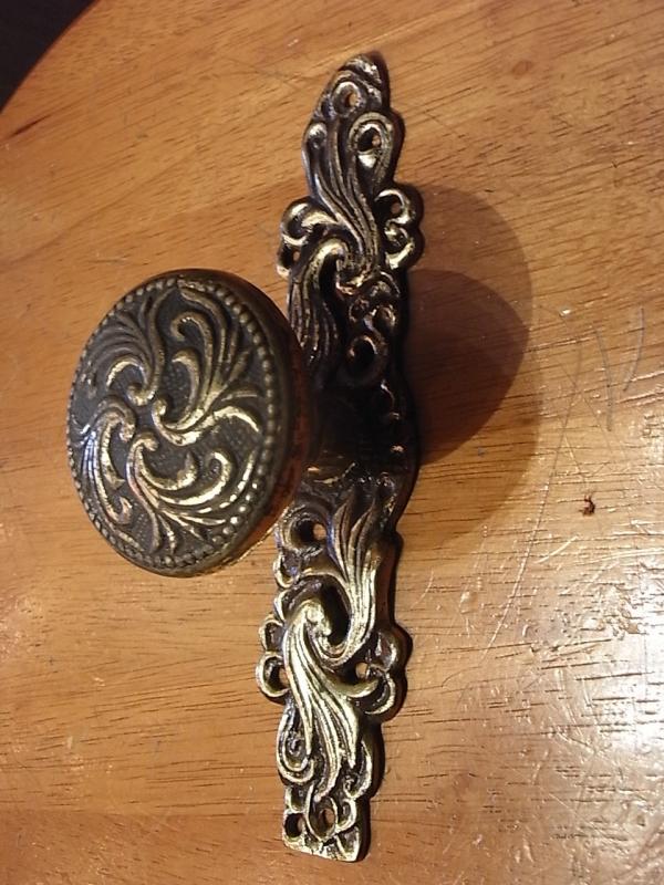 Italian brass door knob