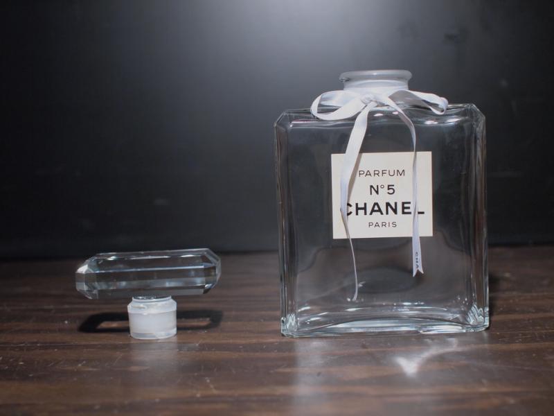 CHANEL N°5 香水瓶、香水ボトル、ガラスボトル、サンプルガラス瓶 ファクティス　ダミー　LCC 0348（6）