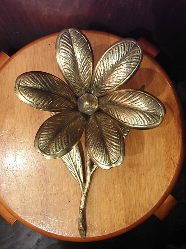 イタリア製真鍮花オブジェ　フラワーオブジェ　お花屋さんディスプレイ　LCM 6877（2）