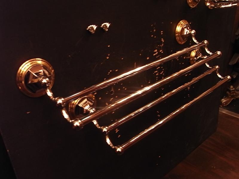 フランス製真鍮タオルハンガー　家具パーツ　壁タオル掛け タオルバー　LCM 6733（3）
