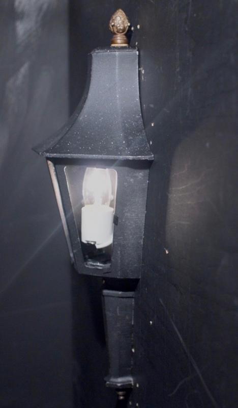 黒ランタンウォールブラケット、壁ブラケット照明、ウォールランプ 、ライト　LCB 0589（3）