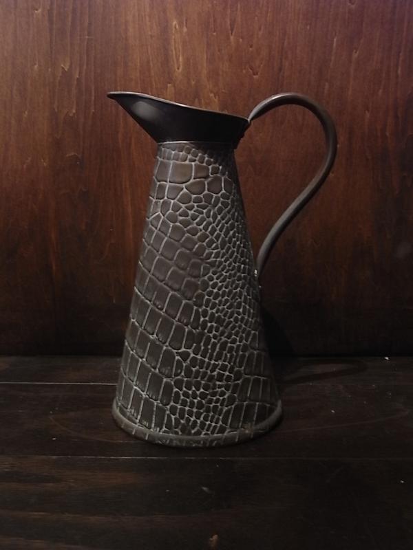 アンティーク真鍮製水差し カルトン 花器 花瓶 m 0353