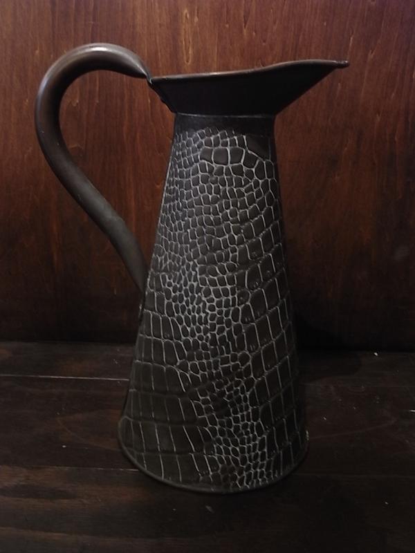 アンティーク真鍮製水差し（カルトン、花器、花瓶）　BCM 0354（2）