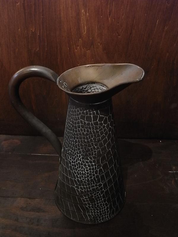 アンティーク真鍮製水差し（カルトン、花器、花瓶）　BCM 0354（4）