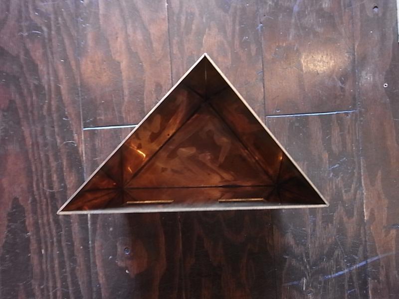 真鍮三角傘立て　真鍮ゴミ箱　LCM 6922（6）