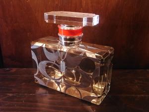 COACH / The Fragrance display perfume bottle