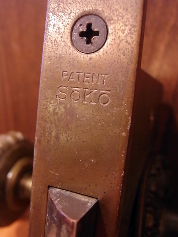 ビンテージ真鍮ドアノブ通販　ブラスドアノブ　レトロドアノブ　ドア握りハンドル　ターコイズドアノブ　ドアDIY ドアカスタムパーツ　BCM 0361（4）