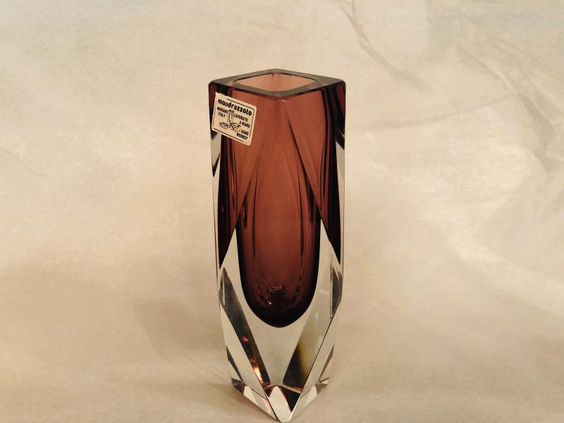 イタリア　ムラノガラス製　花瓶　ガラス　花器　USM 1505（2）