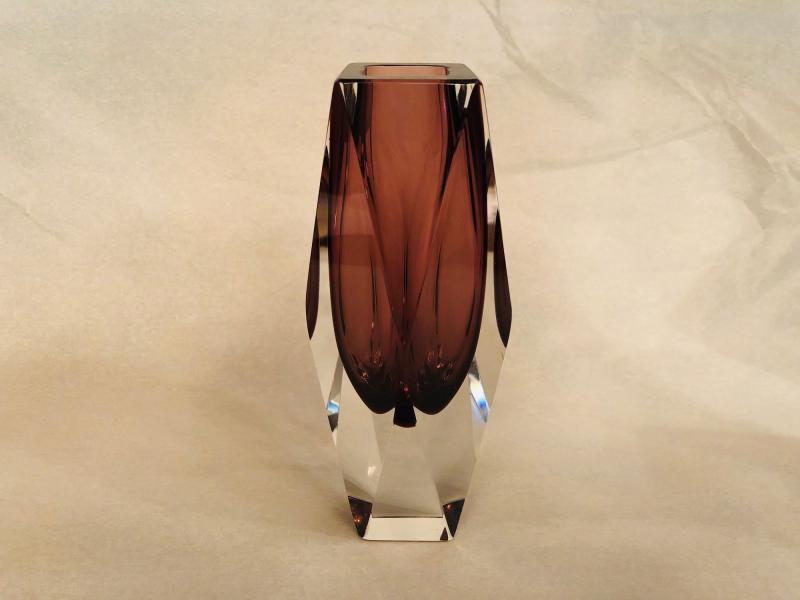 イタリア　ムラノガラス製　花瓶　ガラス　花器　USM 1505（3）