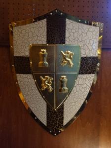 shield emblem wall ornament 
