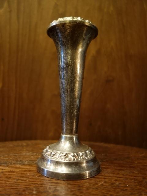 ビンテージシルバー花瓶　　キャンドルスタンド　キャンドルホルダー　LCM 7279（3）