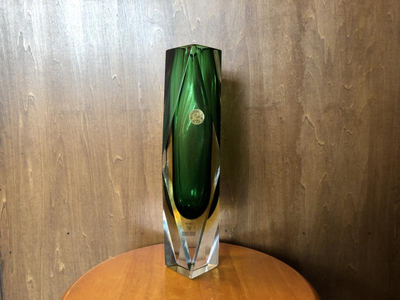 イタリアムラノガラスの花瓶　USM 1524（2）