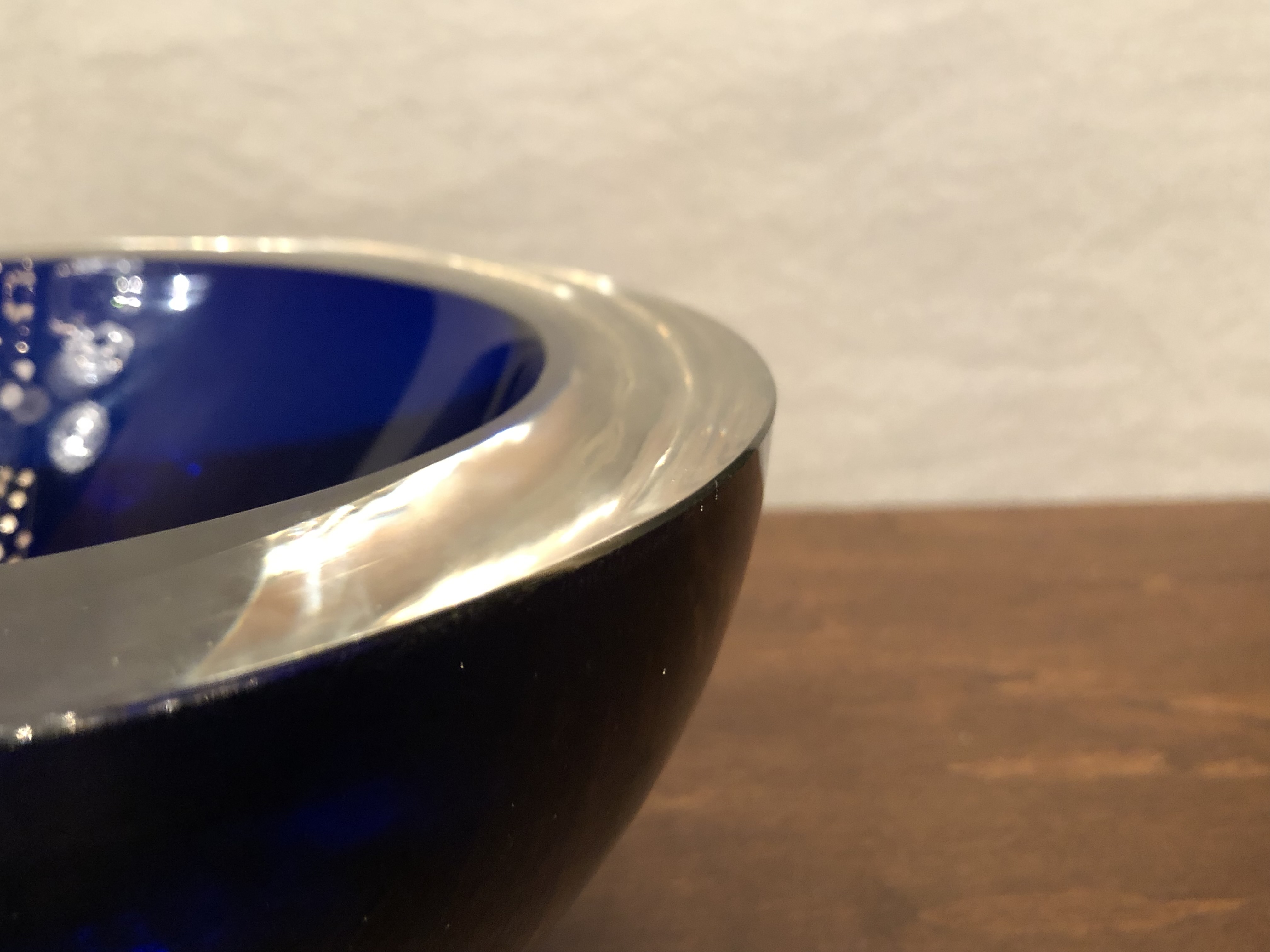 イタリアムラノガラス　ガラス灰皿　モダンアート　USM 1540（5）