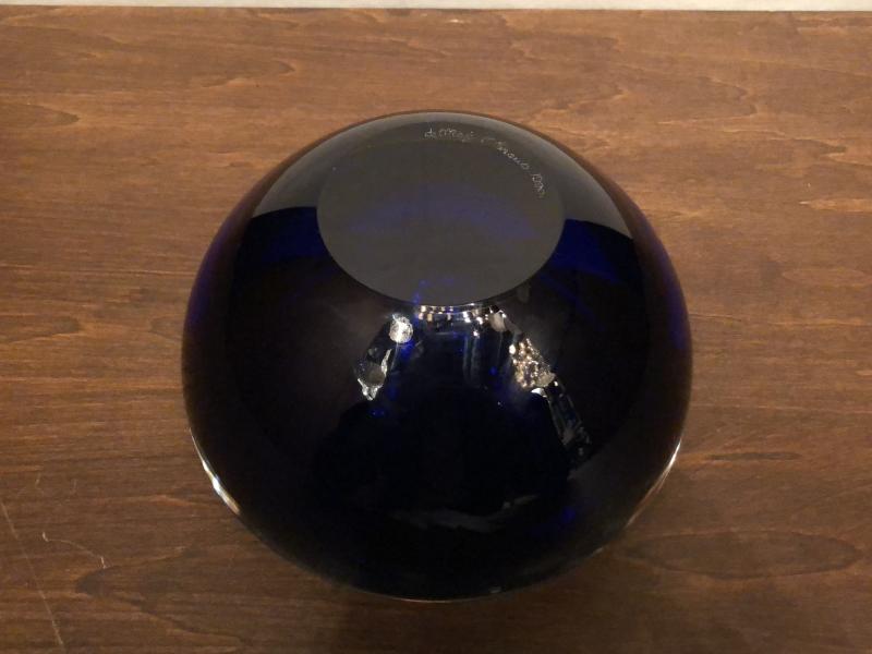 イタリアムラノガラス　ガラス灰皿　モダンアート　USM 1540（6）