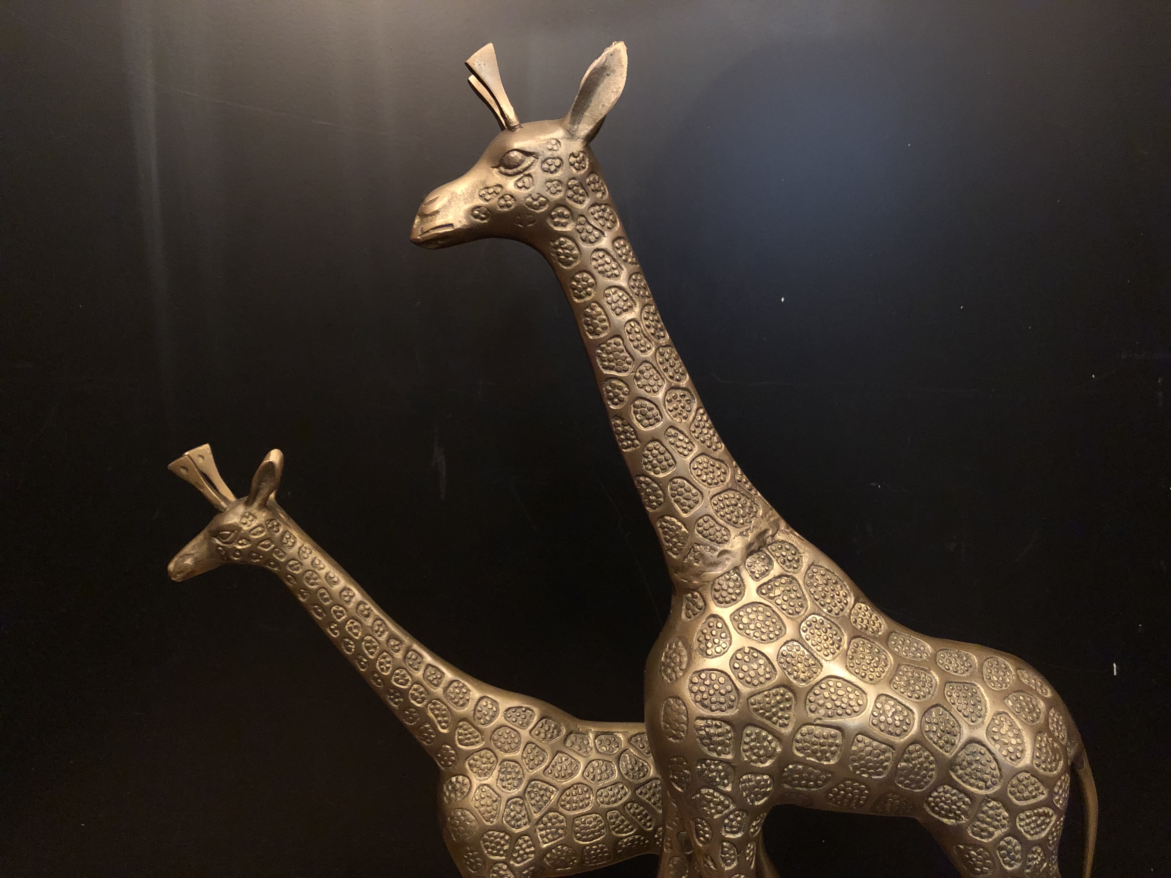 真鍮動物オブジェ　キリンのオブジェ　USM 1541（3）