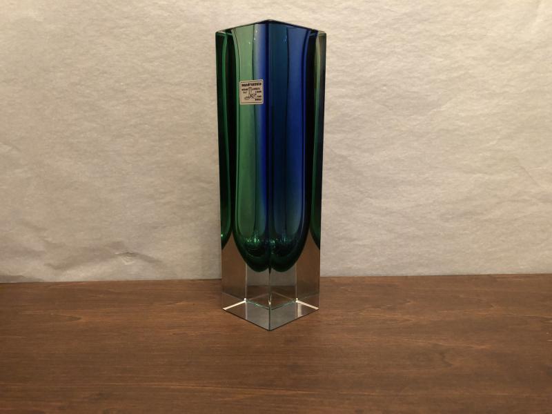 イタリアムラノガラス　花瓶　フラワーベース　USM 1542（2）