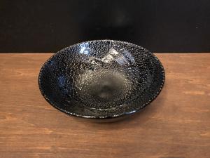 Murano Black & Silver bowl