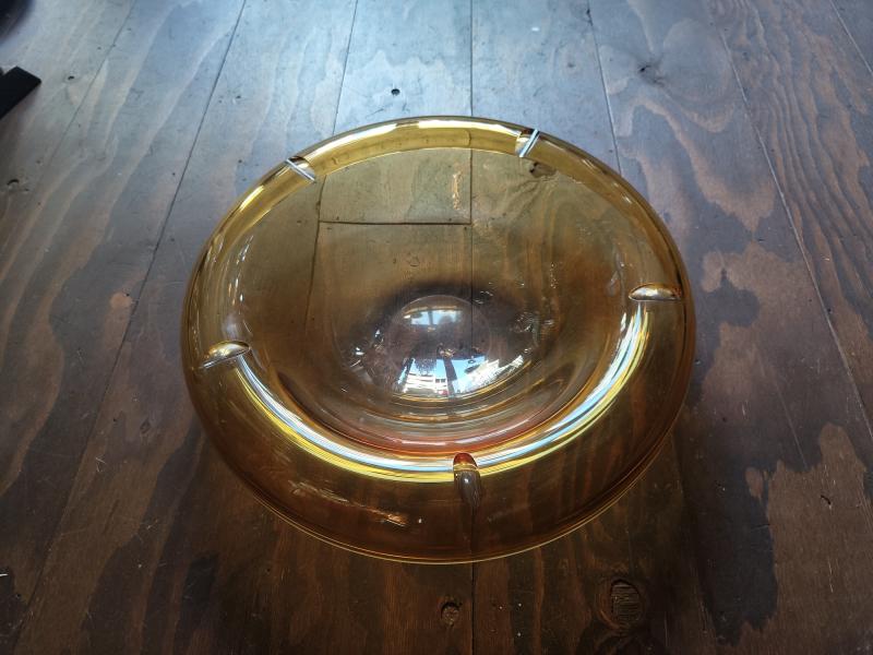 イタリア製ムラノガラスの大きな灰皿　USM 1560（7）