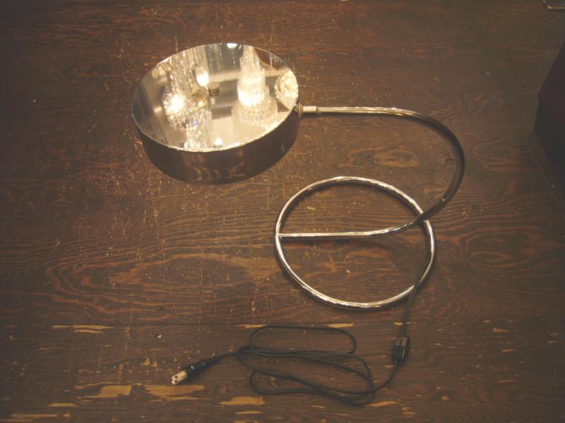 テーブルランプ　アンティーク・ヴィンテージ　UST 0174　chrome table lamp 1灯（3）