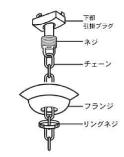 フランジカップ通販　中目黒に実店舗あり　アンティークゴールド　引っ掛けシーリング　USP 9018 / Bフランジ 3kgまで（3）