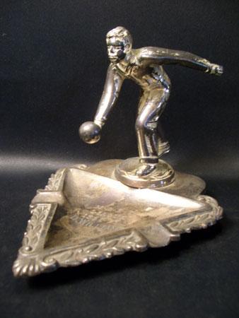 bowling trophy ashtray