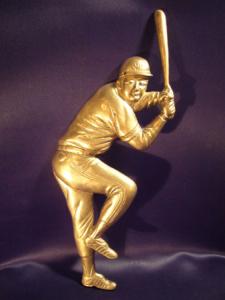 brass baseball ornament