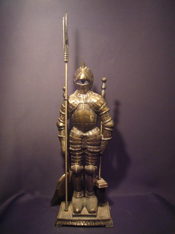 English knight fireplace SET