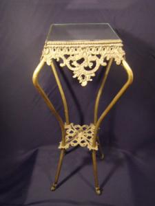 Italian brass mirror table