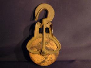 antique pulley