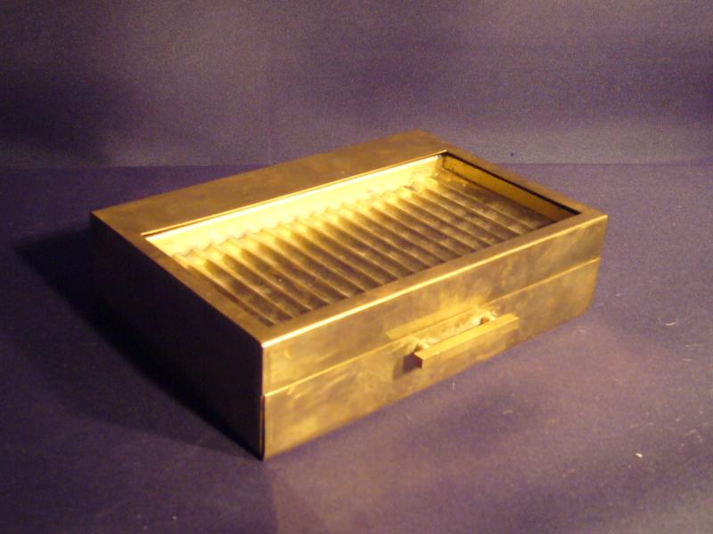 Italian brass cigarette case