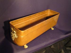 Italian brass planter