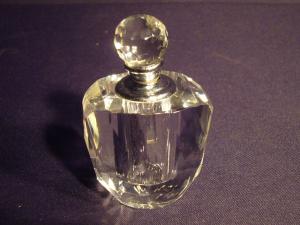 Czech glass perfume bottle