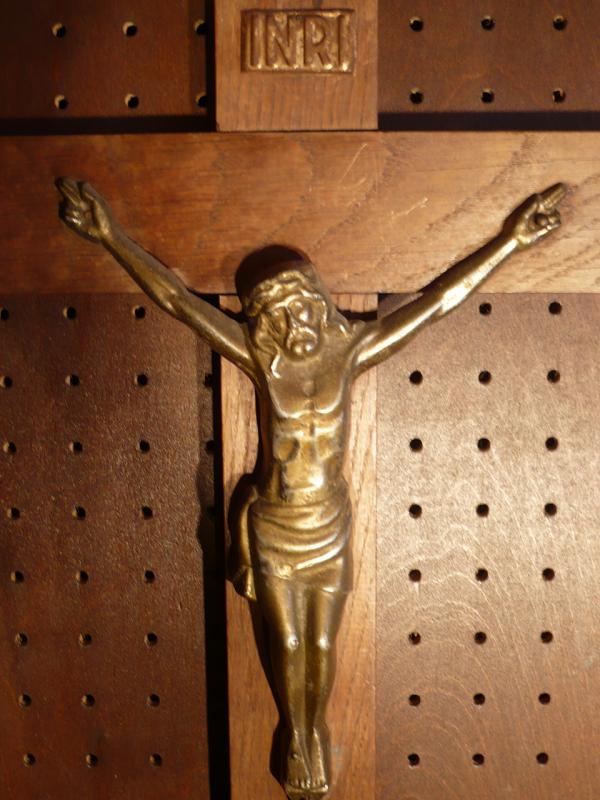 イタリア製壁掛け木製クロス、宗教用品、宗教道具　LCJ 0011（2）