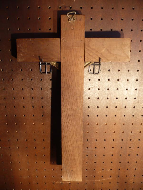 イタリア製壁掛け木製クロス、宗教用品、宗教道具　LCJ 0011（4）