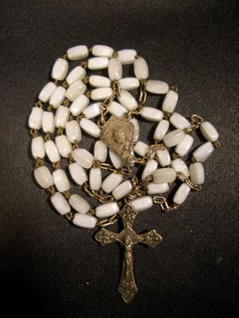 Italian glass beads rosary