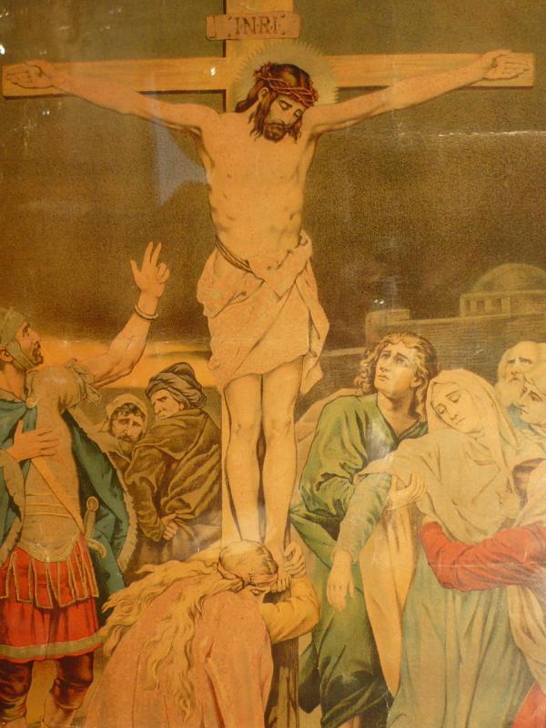 インテリア・壁飾り ピクチャー LCP 0126 Italian crucifix picture(3)