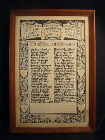 OUR ROLL OF HONOUR picture